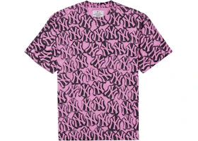 Supreme x New York Yankees Airbrush S/S Top Pink