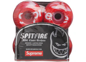 Supreme x Spitfire Shop Logo Wheels Red