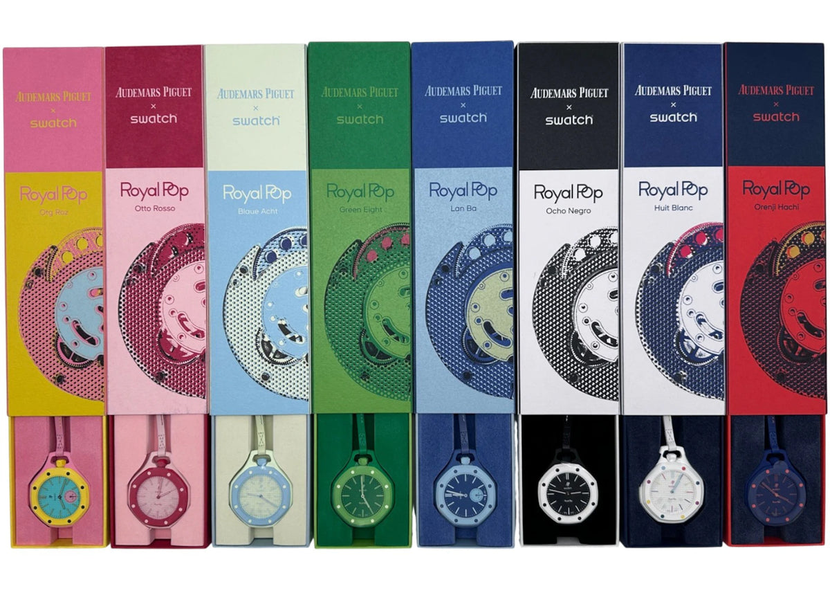Swatch x Audemars Piguet AP Bioceramic Royal Pop Full Collection Set of 8 - vue secondaire A