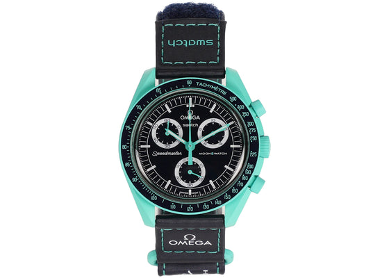 Swatch x Omega Bioceramic Moonswatch Mission On Earth Polar Lights SO33L103 sneakers - authentic Swatch shoes
