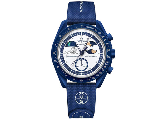 Swatch x Omega Bioceramic Moonswatch Mission To Earthphase Snoopy Gold (Beaver Moon) SO33N704L sneakers - authentic Swatch...