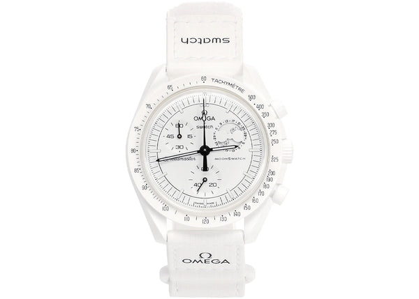 Swatch x Omega Bioceramic Moonswatch Mission To Moonphase Snoopy SO33W700 sneakers - authentic Swatch shoes