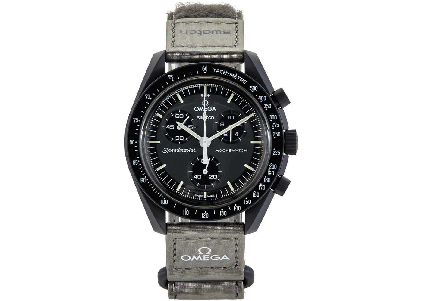 Swatch x Omega Bioceramic Moonswatch Mission to Mercury SO33A100 - vue 360