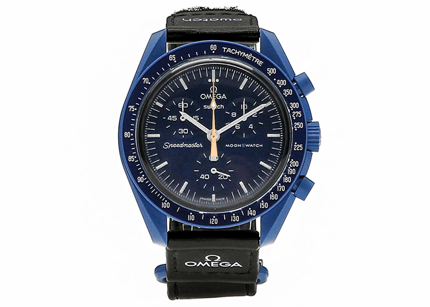 Swatch x Omega Bioceramic Moonswatch Mission to Neptune Moonshine Gold SO33N101-108 sneakers - authentic Swatch shoes