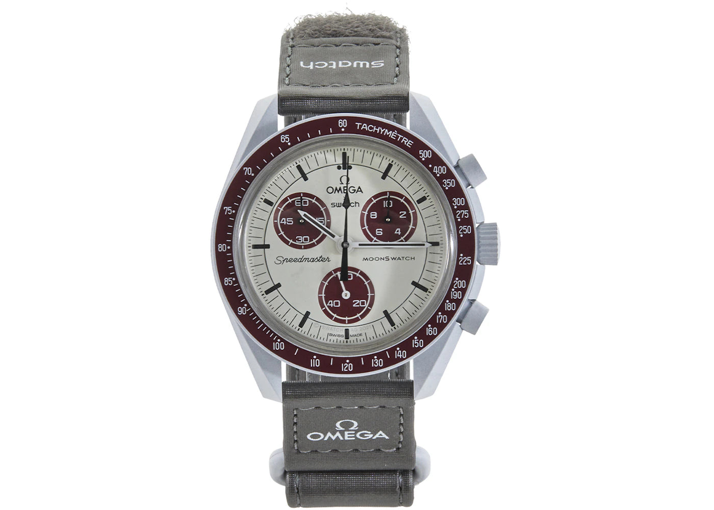 Swatch x Omega Bioceramic Moonswatch Mission to Pluto SO33M101 - vue 360