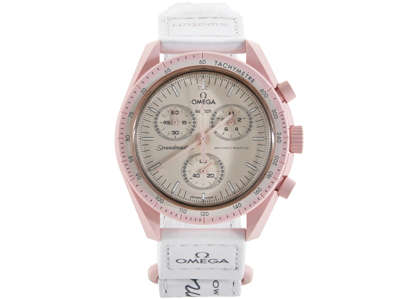 Swatch x Omega Bioceramic Moonswatch Mission to Venus SO33P100 - vue 360