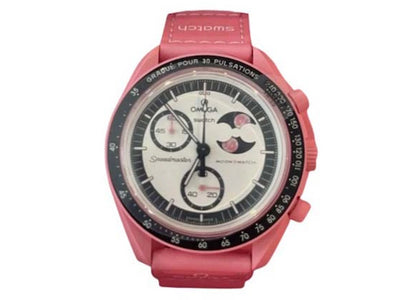 Swatch x Omega Bioceramic Moonswatch Mission to the Pink Moon SO33P700 sneakers - authentic Swatch shoes