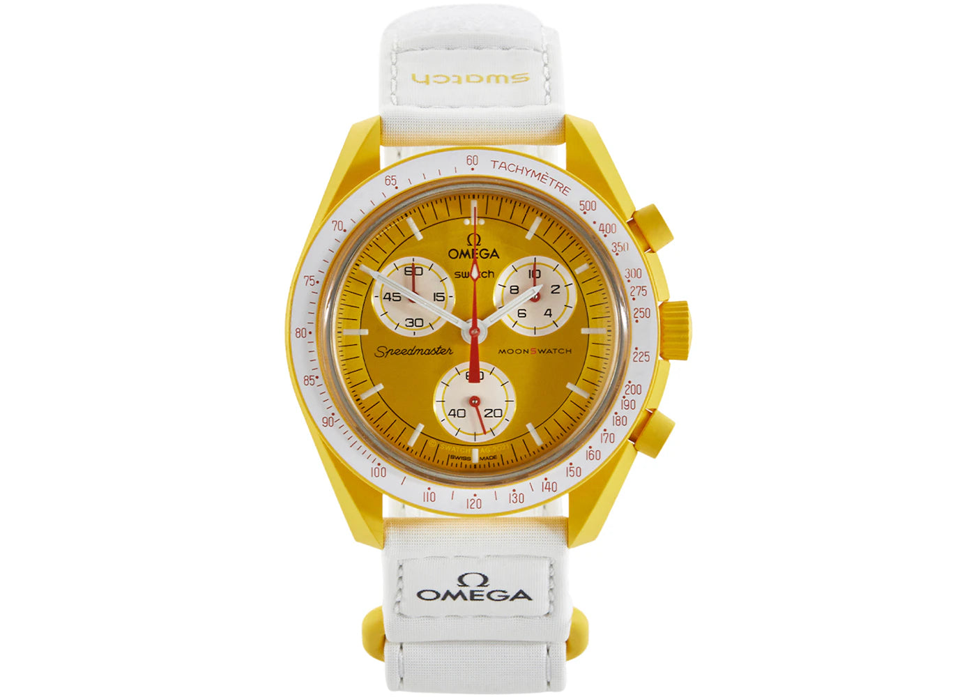 Swatch x Omega Bioceramic Moonswatch Mission to the Sun SO33J100 - vue 360
