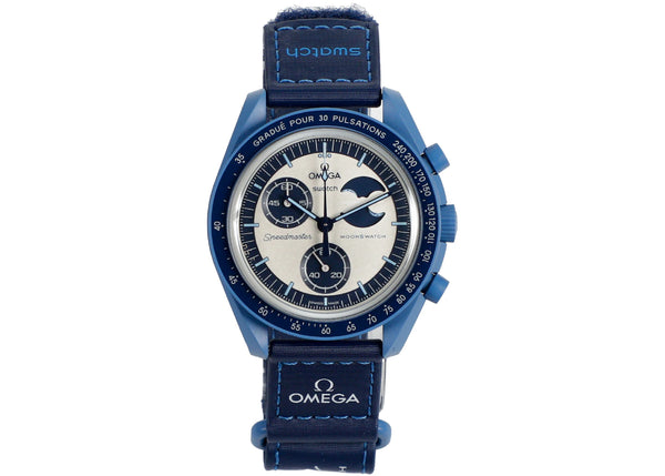 Swatch x Omega Bioceramic Moonswatch Mission to the Super Blue Moonphase SO33N700 sneakers - authentic Swatch shoes