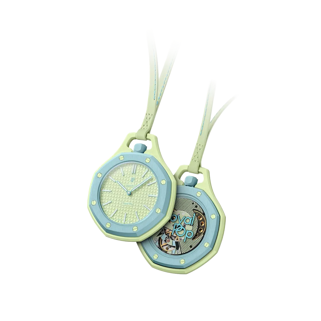 Audemars Piguet Royal Pop Collection Pocket Watch Blaue Acht