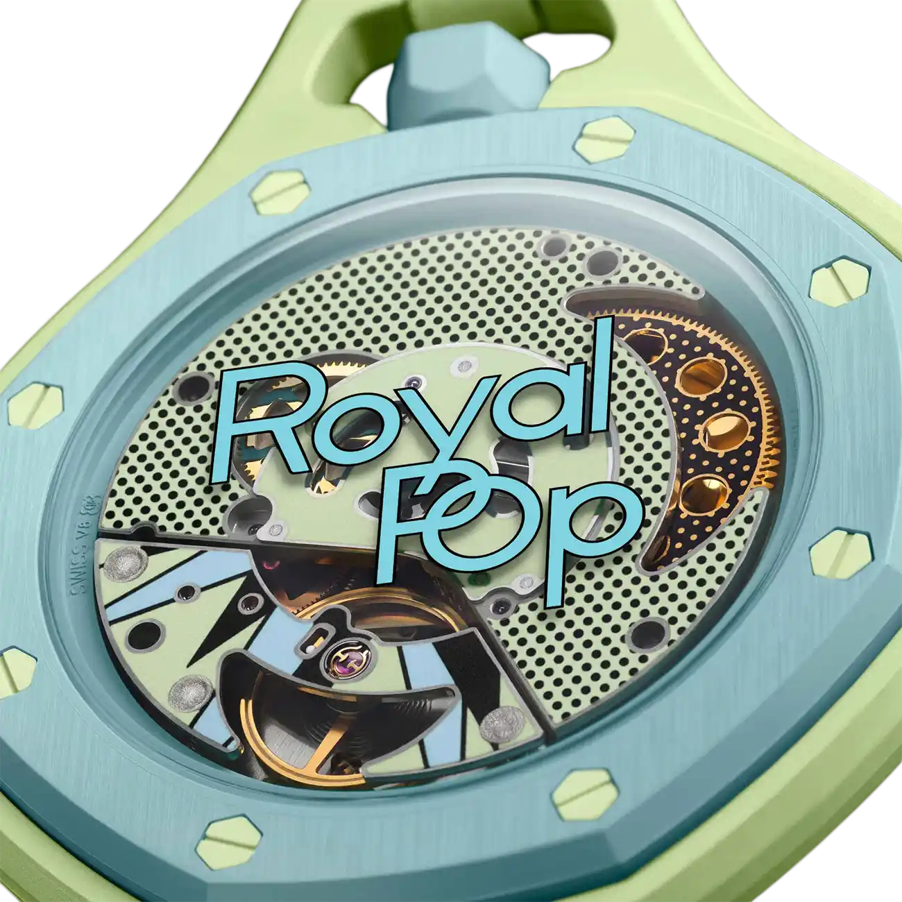 Audemars Piguet Royal Pop Collection Pocket Watch Blaue Acht
