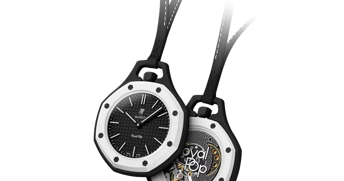 Swatch Audemars Piguet Royal Pop Collection Pocket Watch Eight