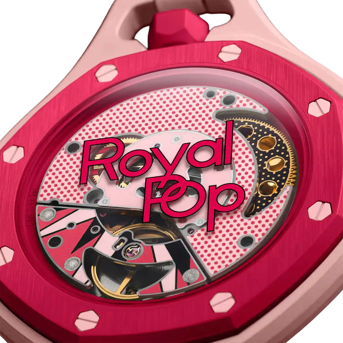 Audemars Piguet Royal Pop Collection Pocket Watch Otto Rosso