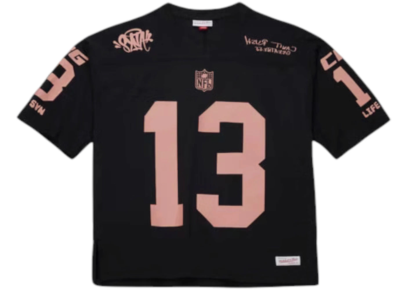 Syna World x NFL x Mitchell & Ness CRG Jersey Black/Rose Gold - vue secondaire A