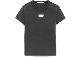 T by Alexander Wang Blade Logo Shrunken Tee Washed Cedar