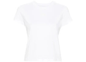 T by Alexander Wang Essential Jersey Puff Logo Shrunk T-shirt White - authentic T by Alexander Wang apparel