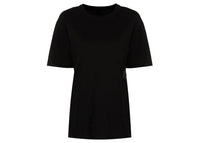T by Alexander Wang Essential Jersey Puff Logo Shrunk Tee Black