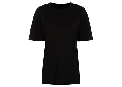 T by Alexander Wang Essential Jersey Puff Logo Shrunk Tee Black - apparel view 2