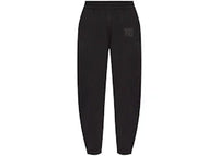 T by Alexander Wang Essential Terry Classic Puff Paint Logo Sweatpant Black