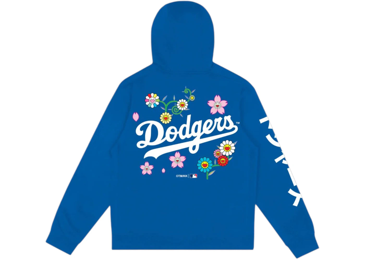 Takashi Murakami Fanatics x Los Angeles Dodgers World Series 2025 Champs Hoodie Blue - vue secondaire B