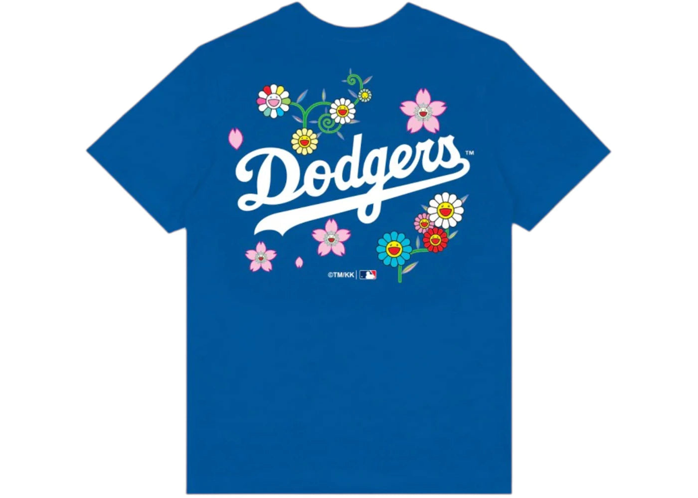 Takashi Murakami Fanatics x Los Angeles Dodgers World Series 2025 Champs T-Shirt Blue - vue secondaire B