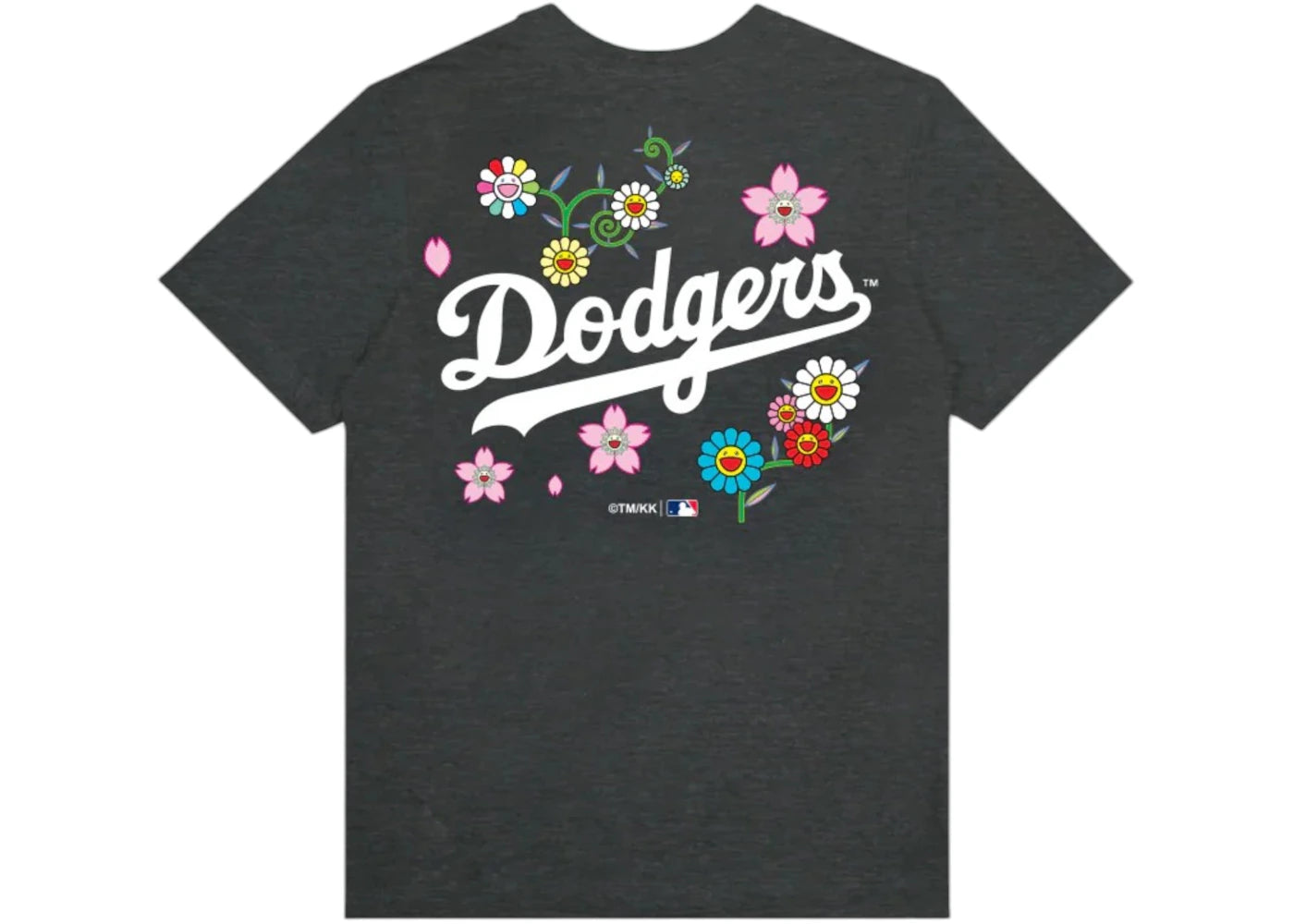 Takashi Murakami Fanatics x Los Angeles Dodgers World Series 2025 Champs T-Shirt Charcoal - vue secondaire A