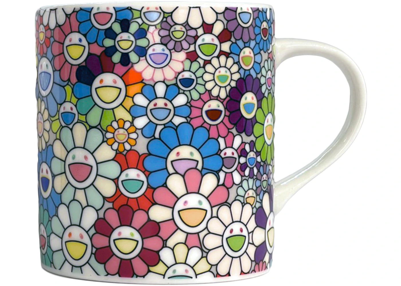 Takashi Murakami Flower All Over Mug White Multi - vue secondaire A