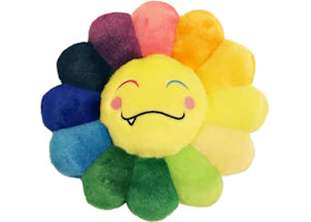 Takashi Murakami Flower Emoji Plush 5 30CM Rainbow/Yellow - vue 360