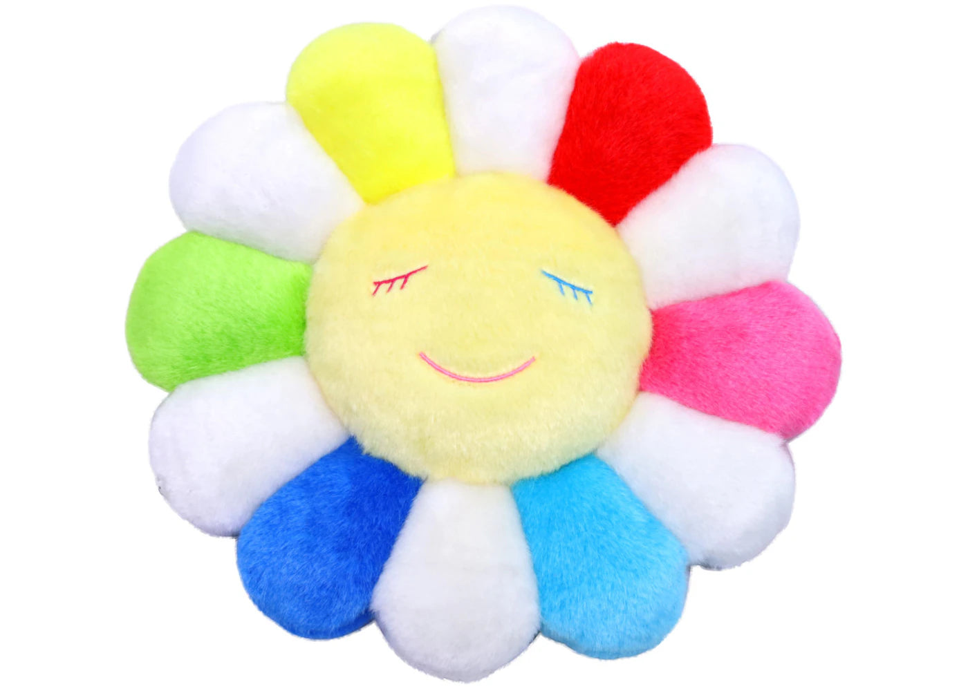 Takashi Murakami Flower Plush 30CM Rainbow/White/Yellow - vue secondaire A