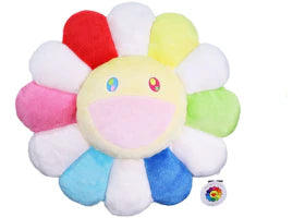 Takashi Murakami Flower Plush 60CM Rainbow/White/Yellow - vue 360