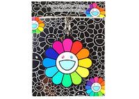 Takashi Murakami Flower Rubber Keyring Rainbow/ White