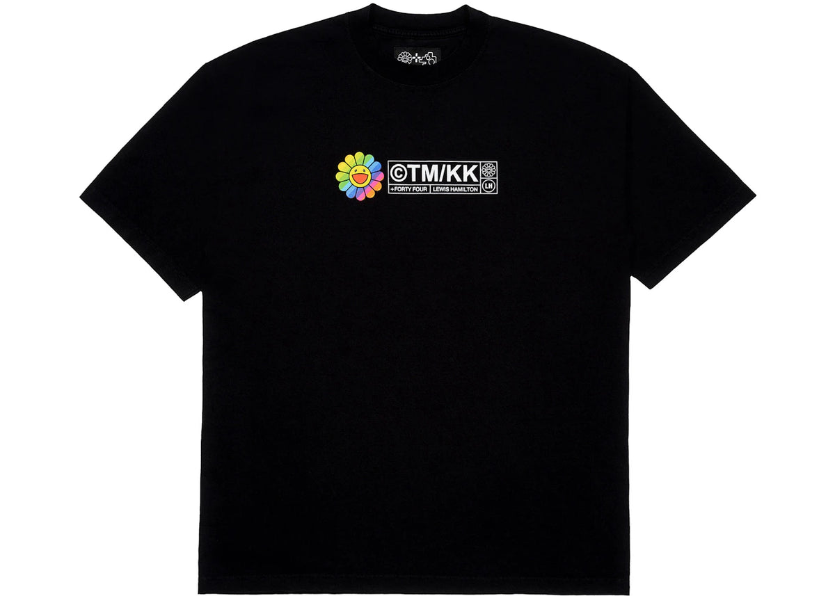 Takashi Murakami Lewis Hamilton Race Zone T-shirt Black - vue 360