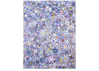 Takashi Murakami Skulls & Flowers Blue Signal Jigsaw Puzzle (875 Pieces)