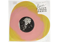 Taylor Swift Lover (Live From Paris) Heart Shaped 2XLP Vinyl (2025) Pink & Blue