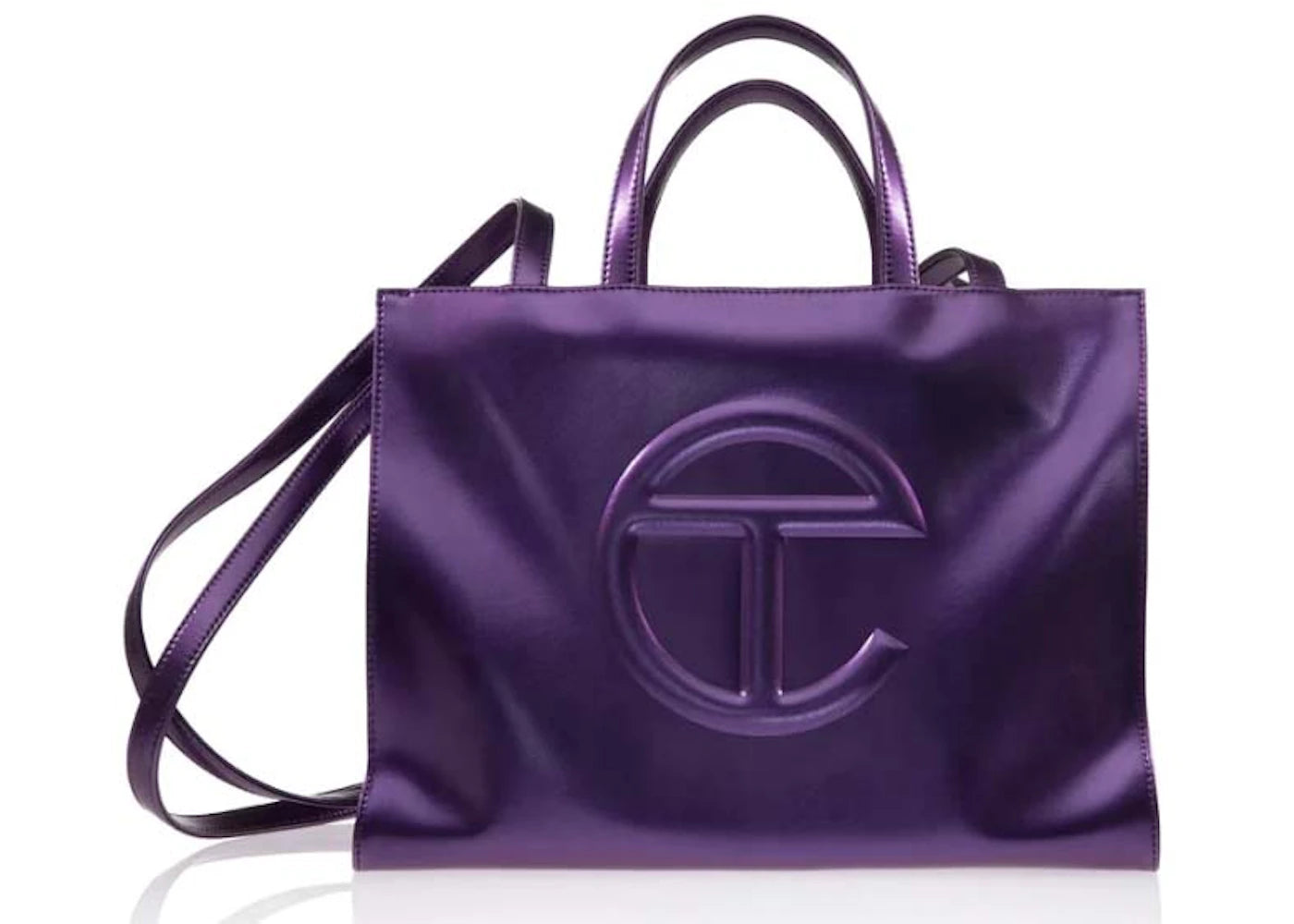 Telfar Medium Shopping Bag Acai - vue 360