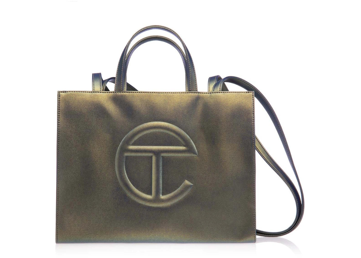 Telfar Medium Shopping Bag Acid - vue 360