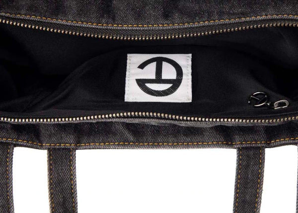 Telfar Medium Shopping Bag Distressed Black