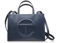 Telfar SHMedium Shopping Bag Navy