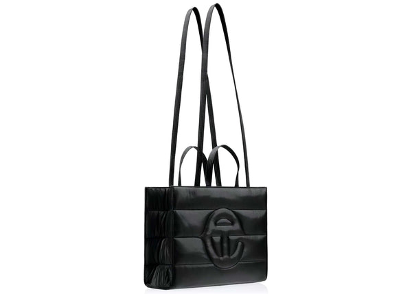 Telfar Medium Puff Shopper Black