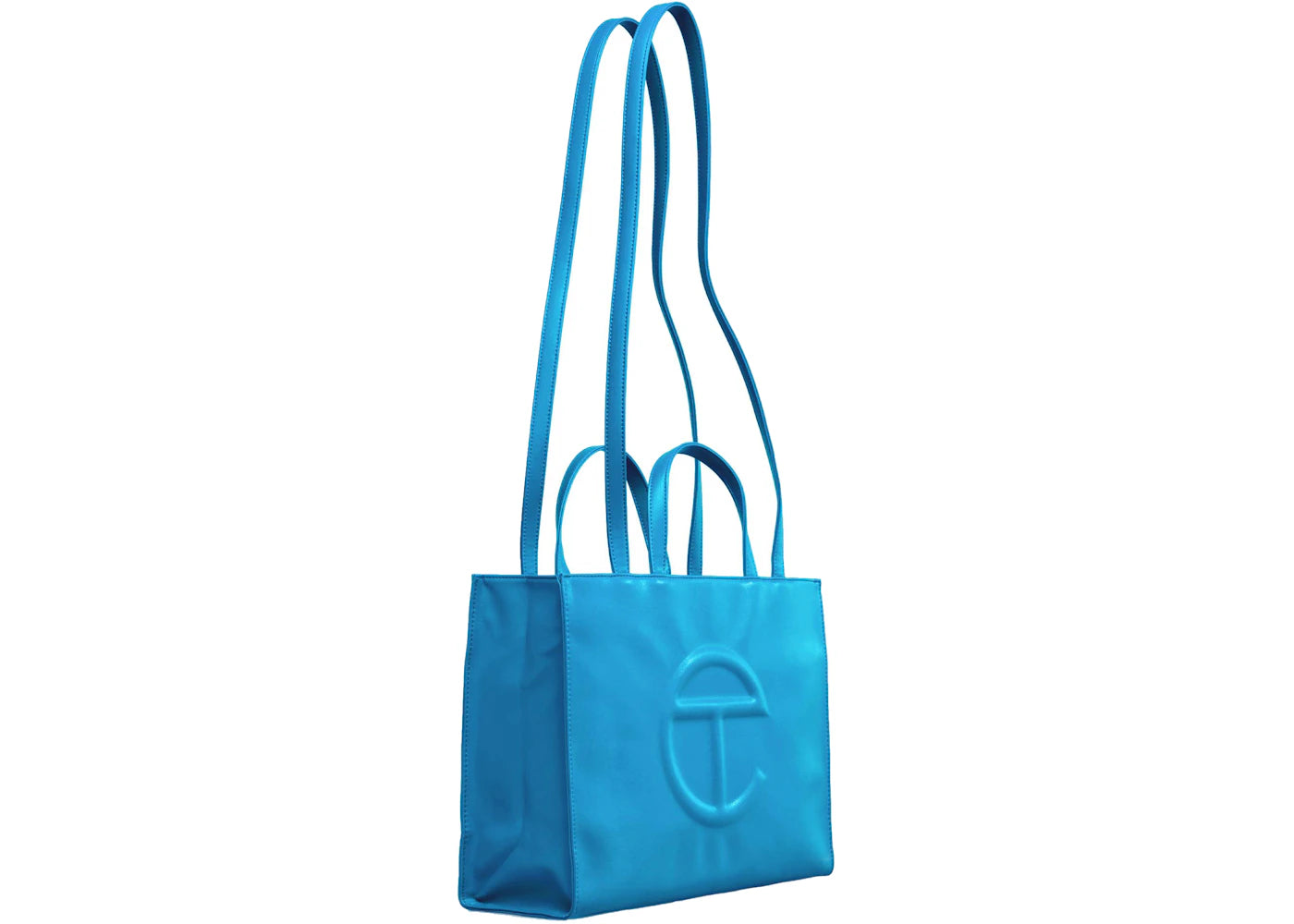Telfar Shopping Bag Medium Cyan - vue secondaire A
