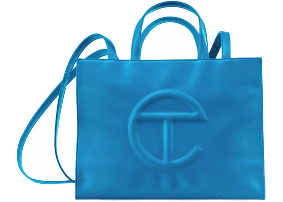 Telfar Shopping Bag Medium Cyan