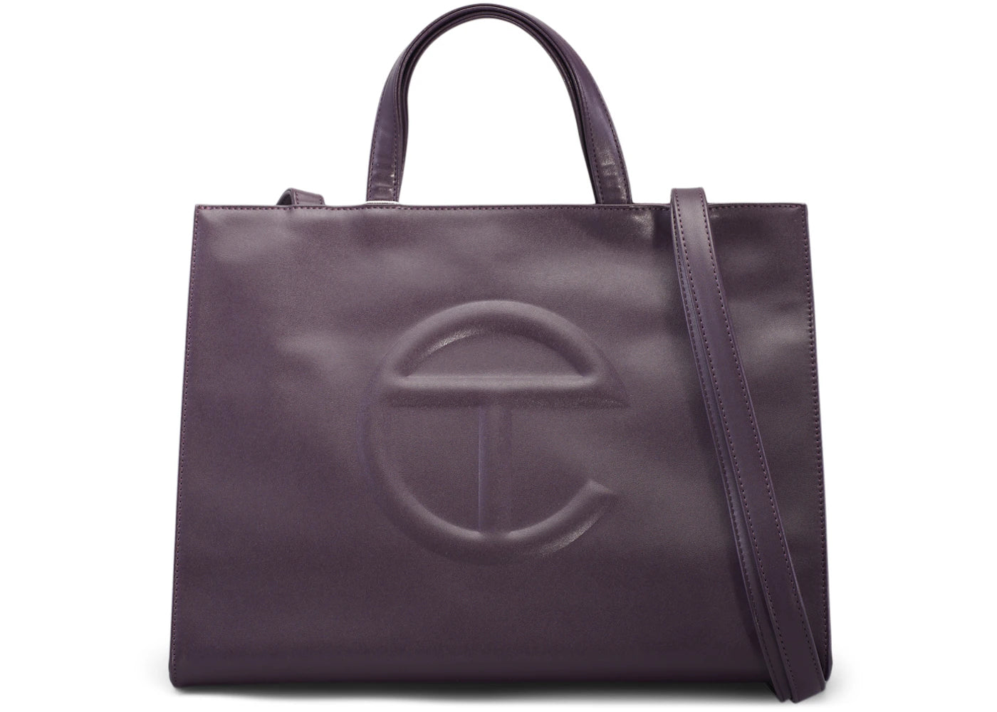Telfar Shopping Bag Medium Eggplant - vue 360
