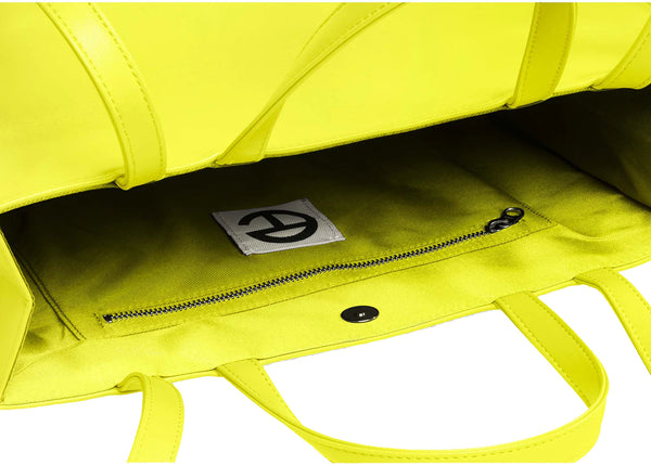 Telfar Shopping Bag Medium Highlighter Yellow