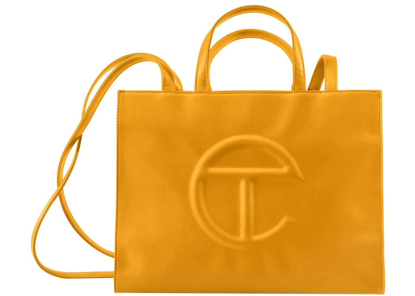 Telfar Shopping Bag Medium Mustard - vue 360