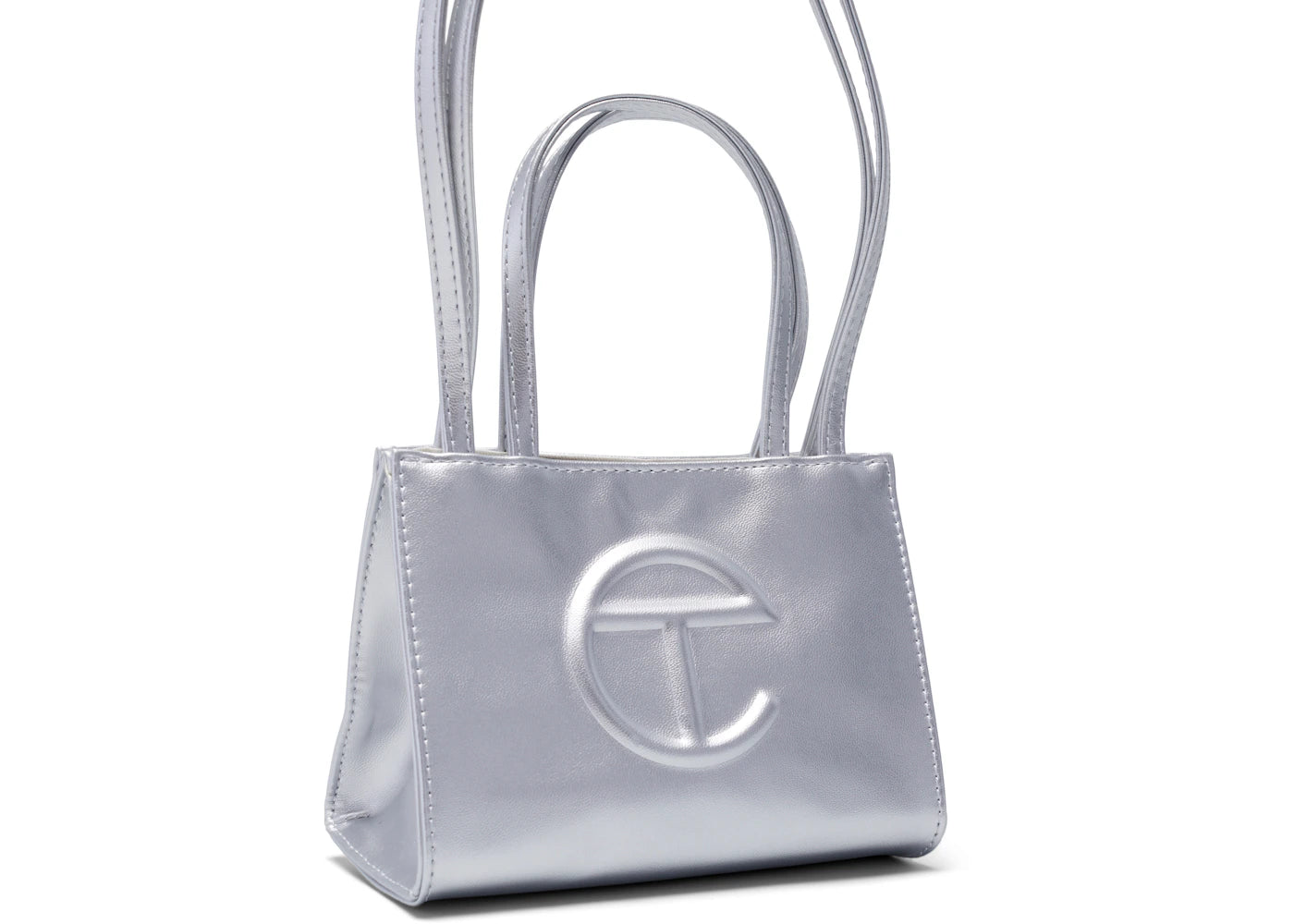 Telfar Shopping Bag Small Silver - vue secondaire A