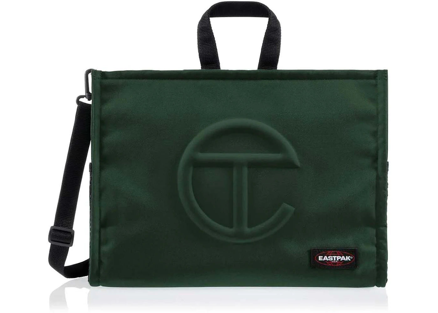 Telfar x Eastpak Medium Shopper Dark Olive - vue 360