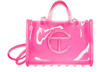 Telfar x Melissa Große Jelly Shopper Klar Rosa