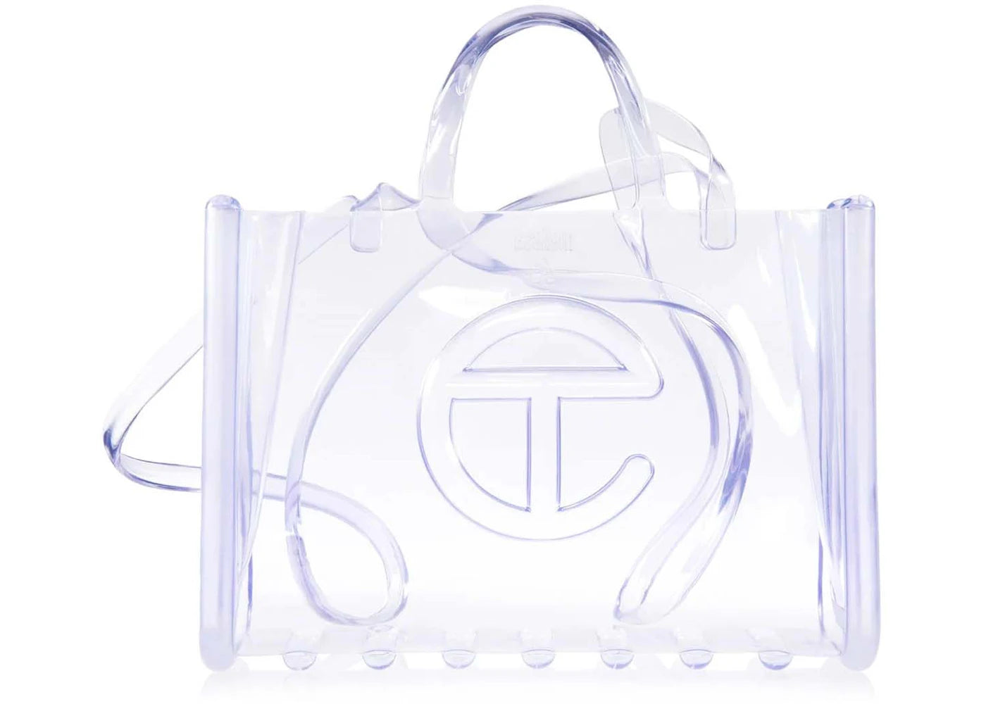 Telfar x Melissa Large Jelly Shopper Clear - vue 360
