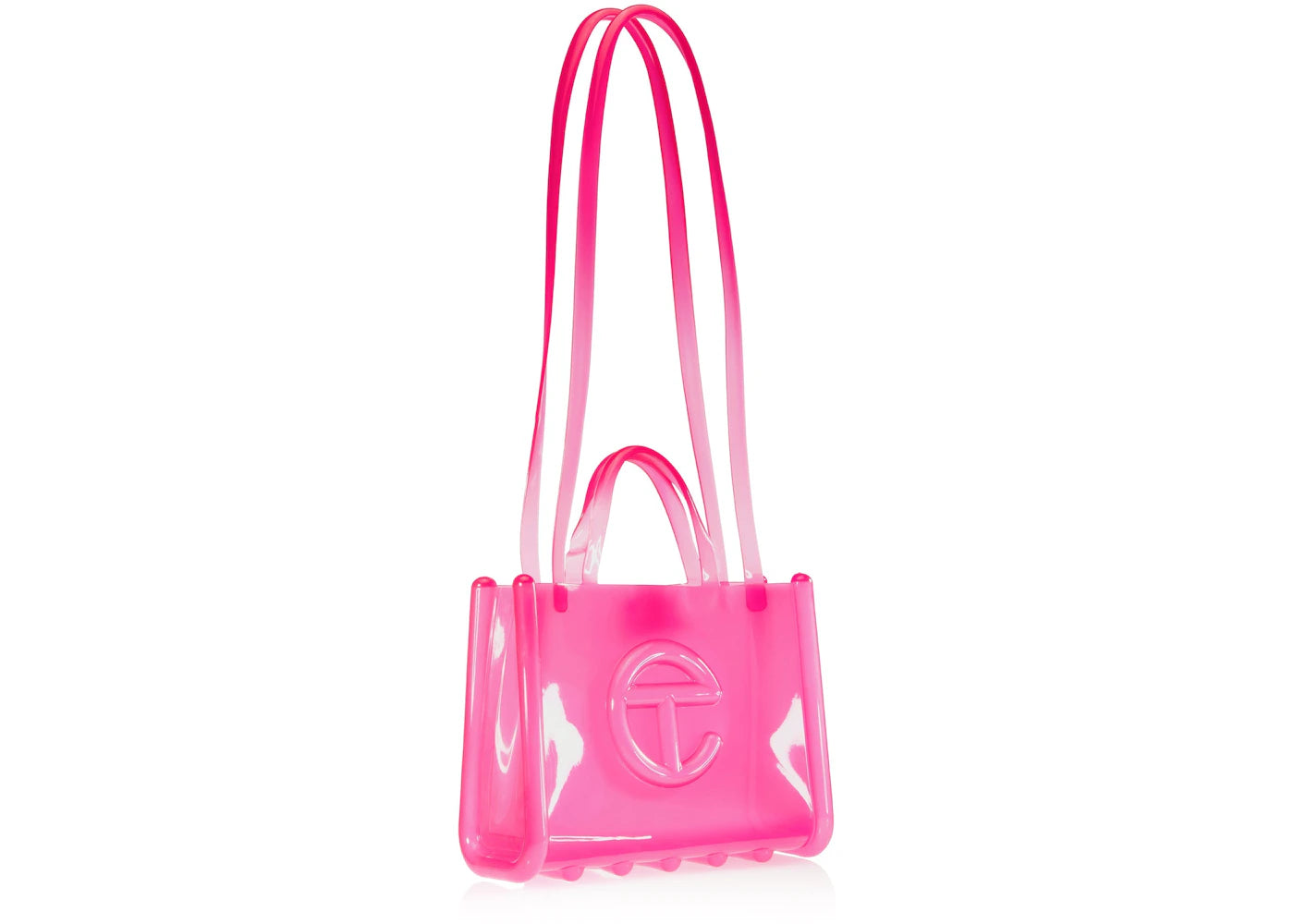 Telfar x Melissa Medium Jelly Shopper Klar Rosa