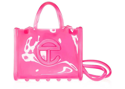 Telfar x Melissa Medium Jelly Shopper Clear Pink sneakers - authentic Telfar shoes